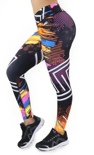 7120 Maripily Women Activewear Print Legging