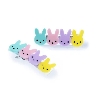 Bunny Acrylic Alligator Clip