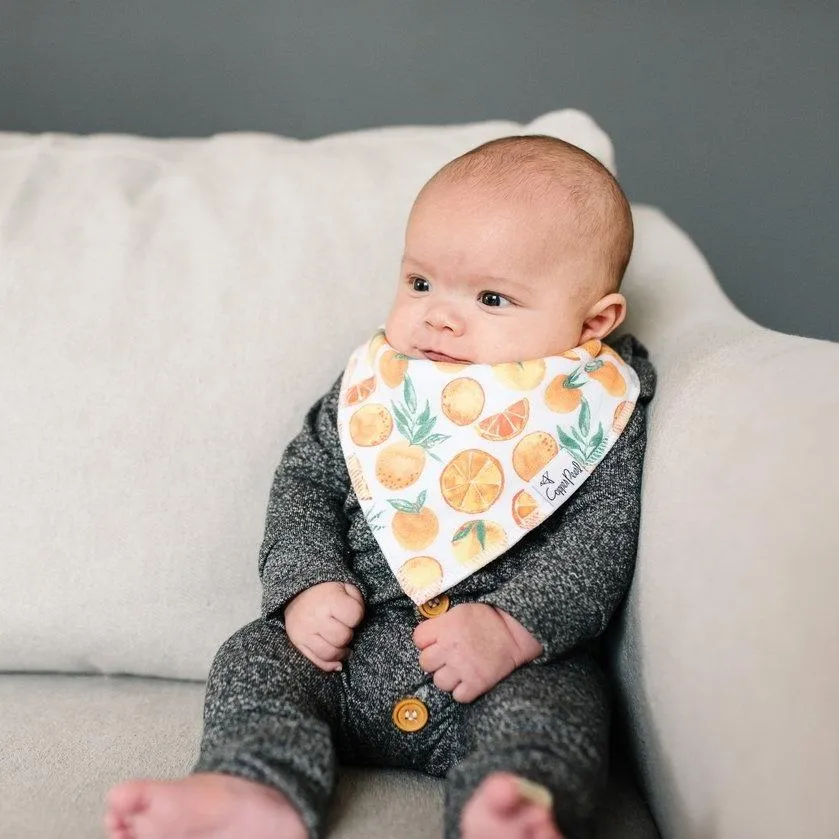 Copper Pearl Baby Bandana Bibs | Citrus