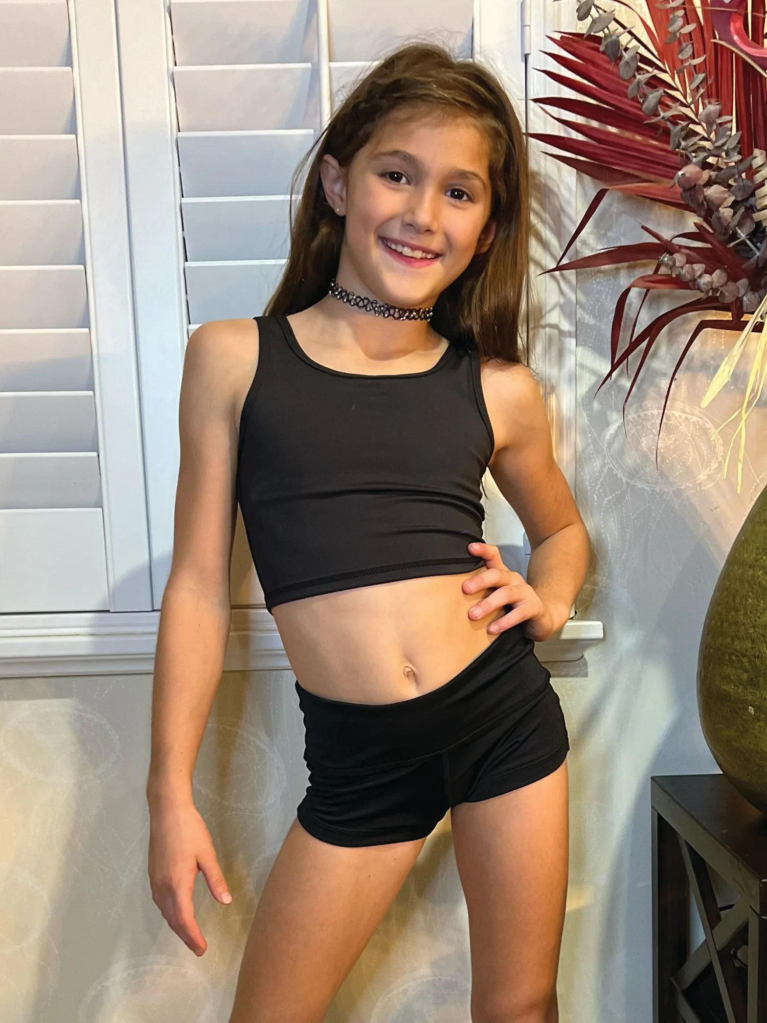 Cropped Activewear Tank Top