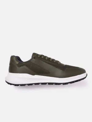 GEOX PG1X Mesh Golf Shoes - Dark Olive