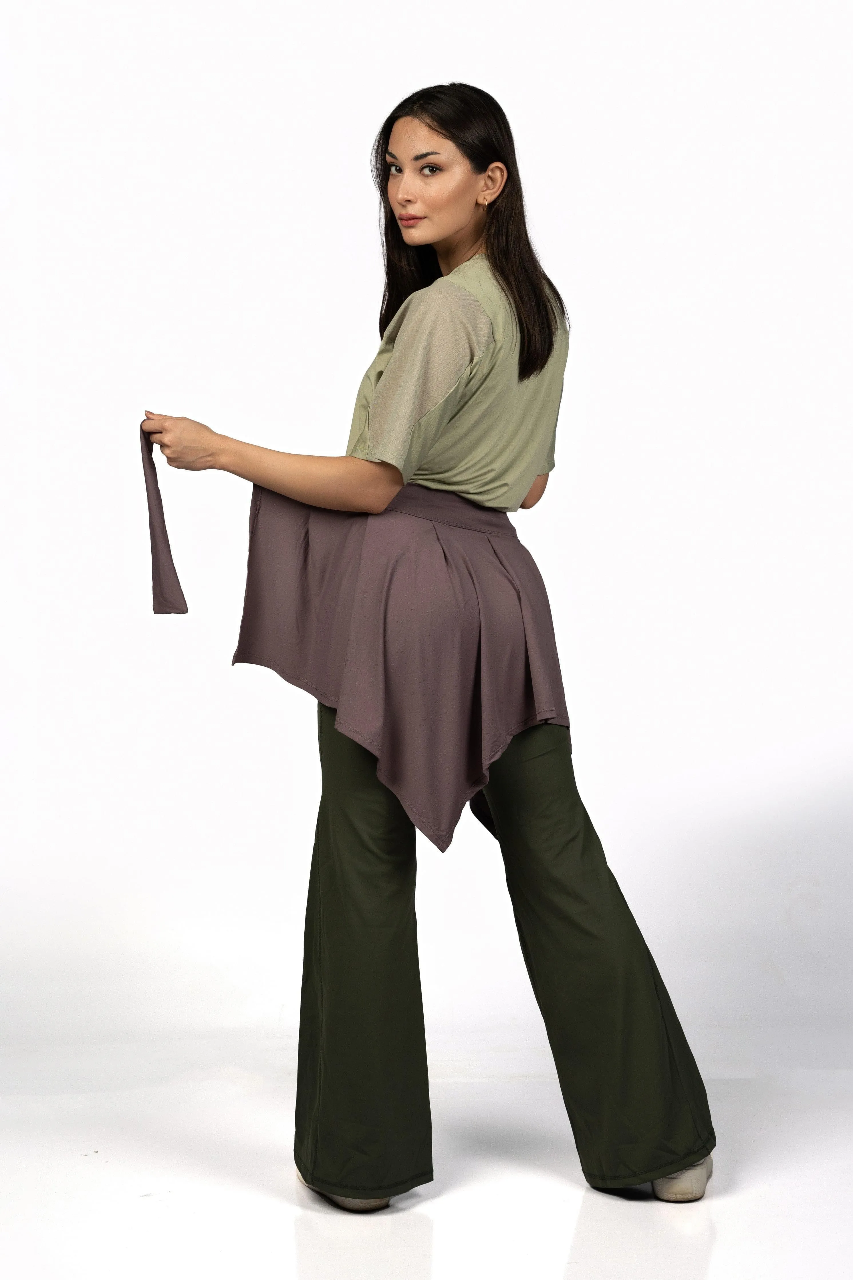 lace-up sport yoga apron