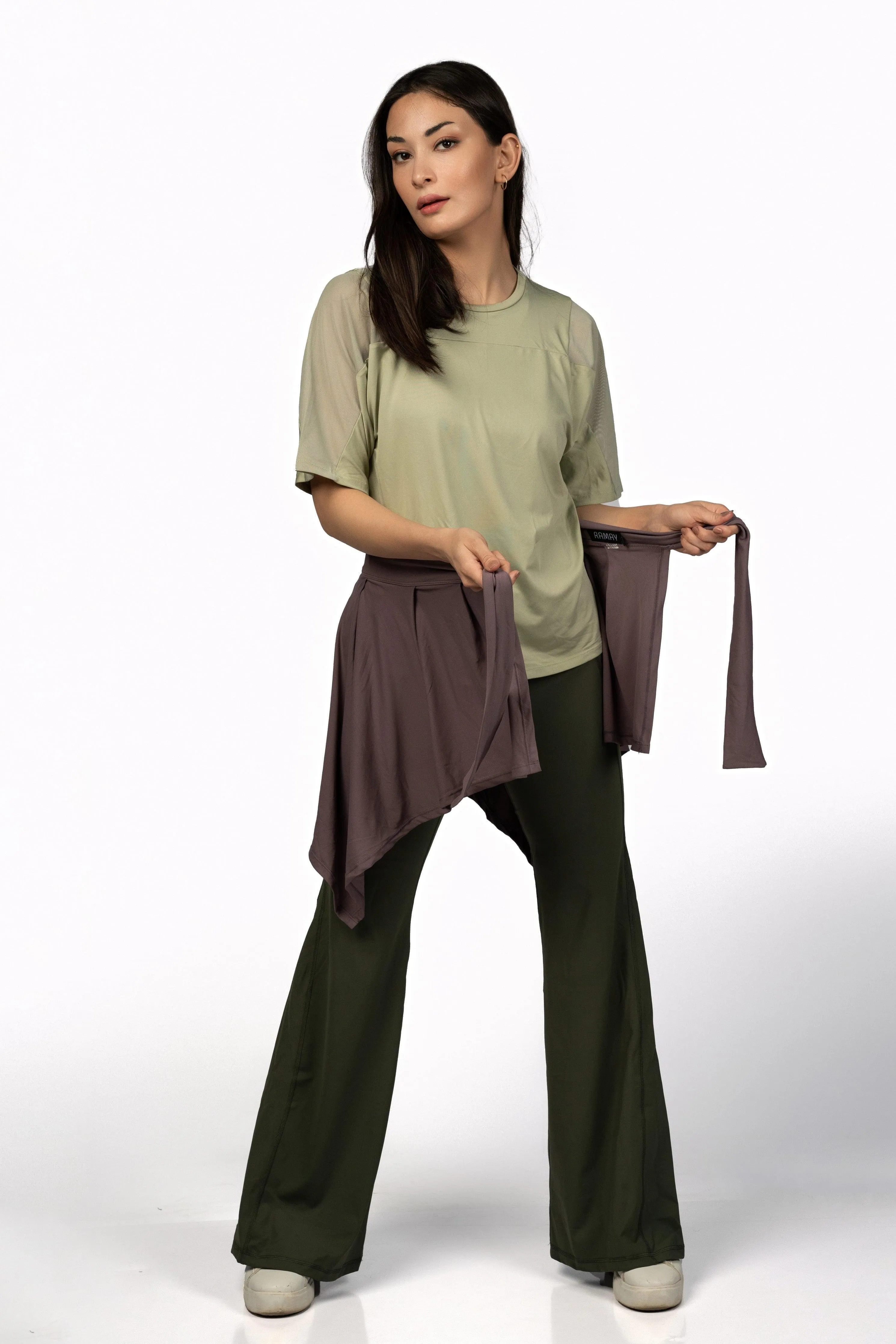 lace-up sport yoga apron