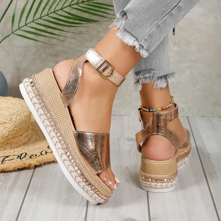 Orla | Elegant Summer Wedge Sandals