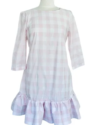 Poppy Dress Pink Gingham