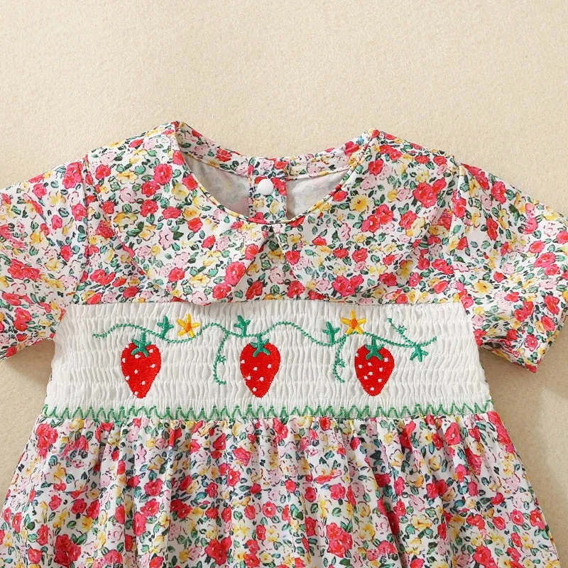 Strawberry Baby Romper