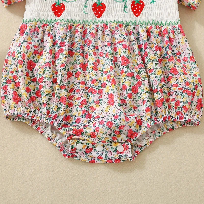 Strawberry Baby Romper