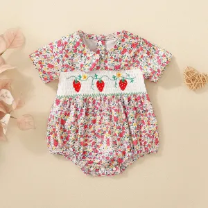 Strawberry Baby Romper