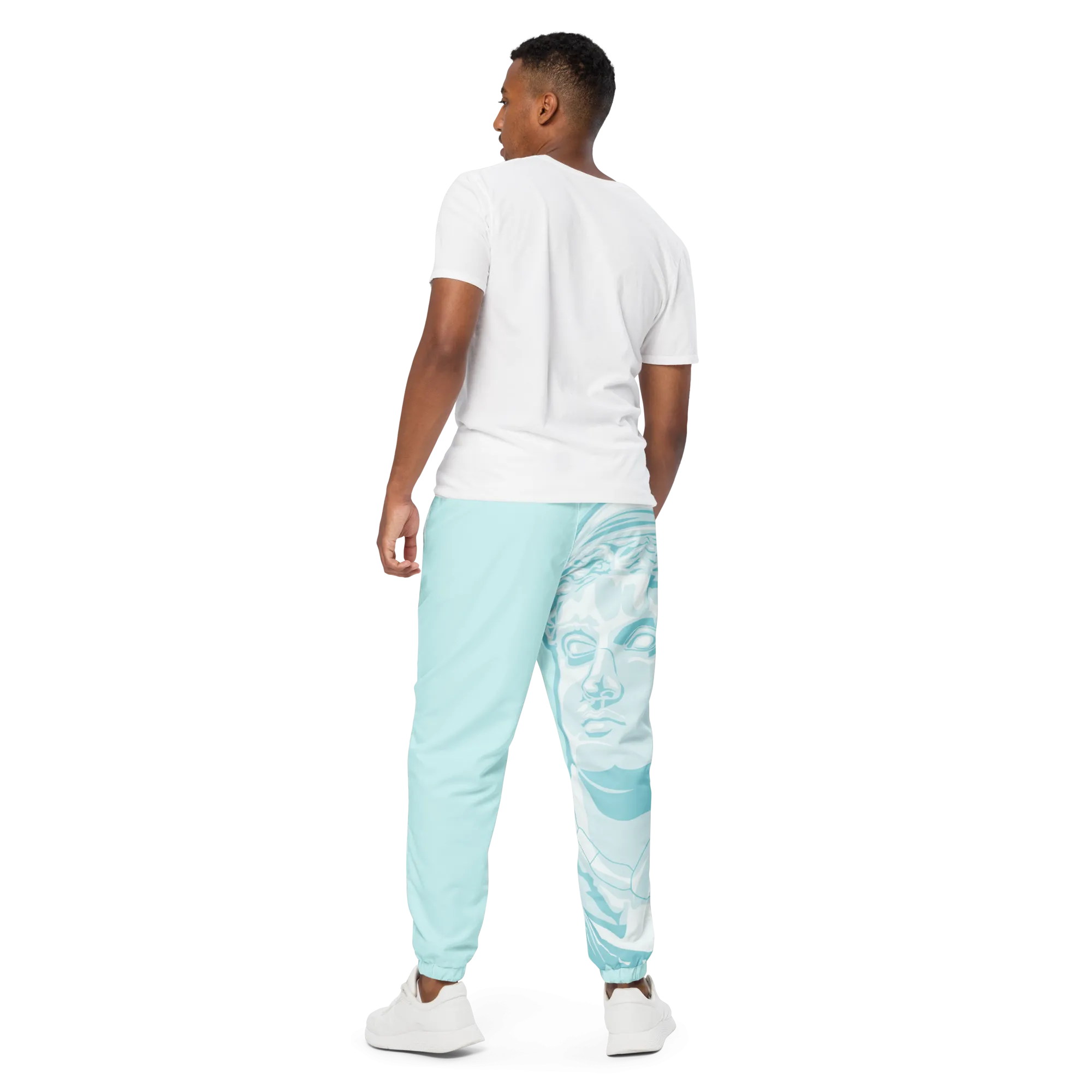 VOSRIO Hellas Athletic Turquoise Unisex track pants