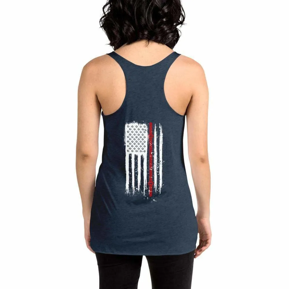 Women's Extreme Lightweight WOD Obsessed Vintage Barbell Racerback Tank