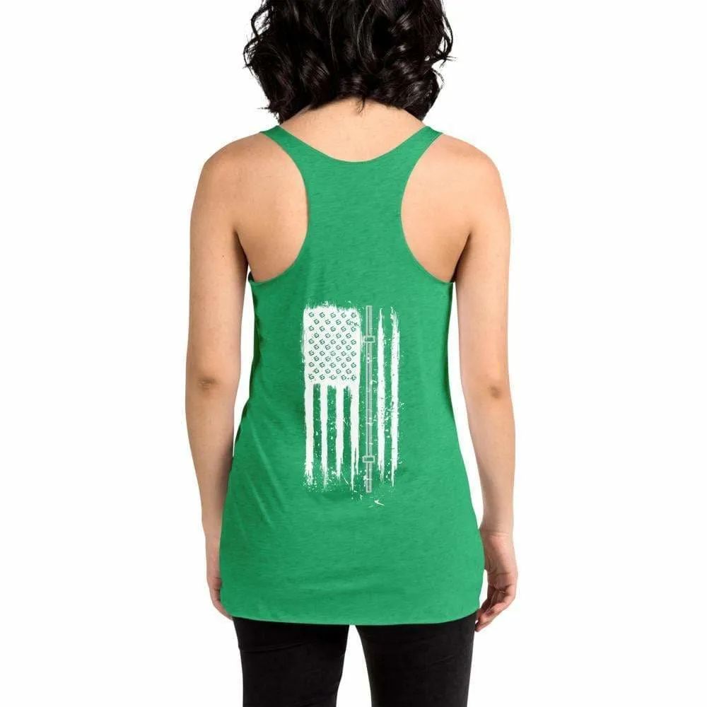 Women's Extreme Lightweight WOD Obsessed Vintage Barbell Racerback Tank