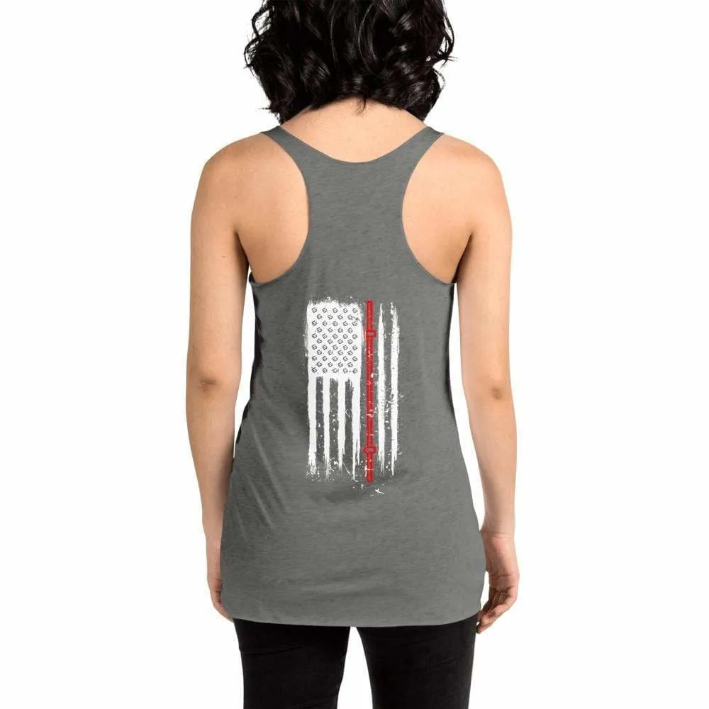 Women's Extreme Lightweight WOD Obsessed Vintage Barbell Racerback Tank