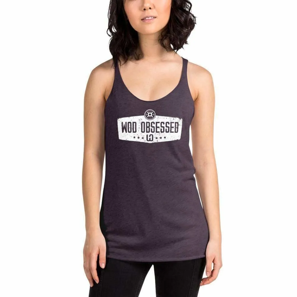Women's Extreme Lightweight WOD Obsessed Vintage Barbell Racerback Tank