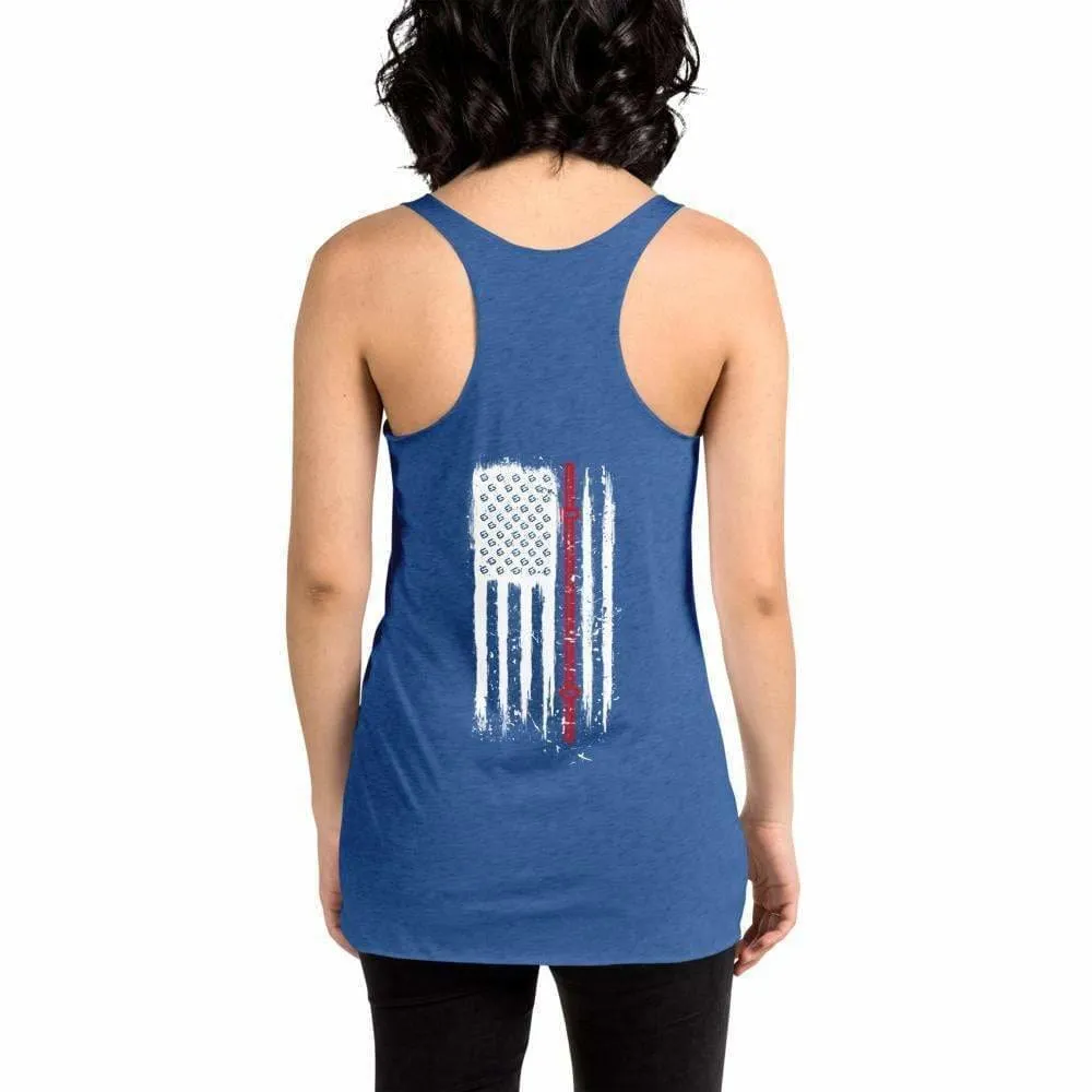 Women's Extreme Lightweight WOD Obsessed Vintage Barbell Racerback Tank