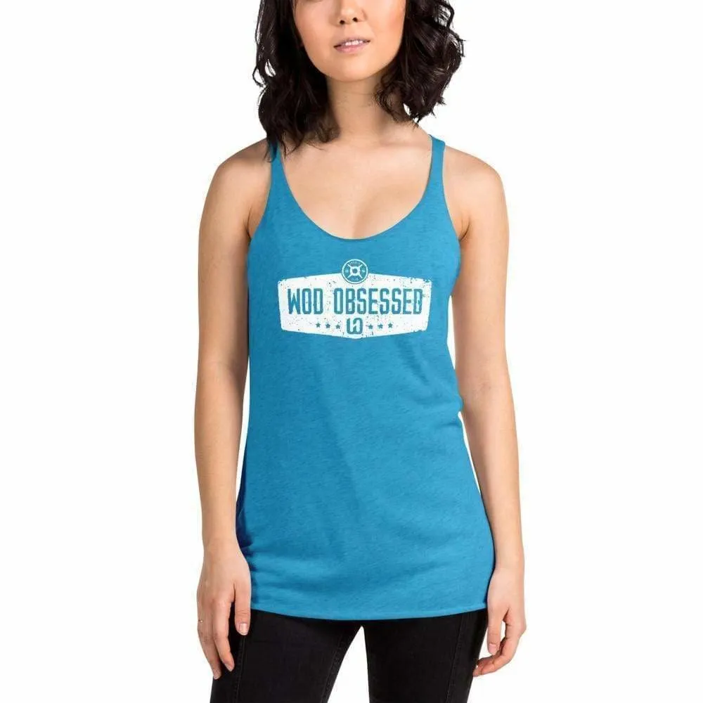Women's Extreme Lightweight WOD Obsessed Vintage Barbell Racerback Tank