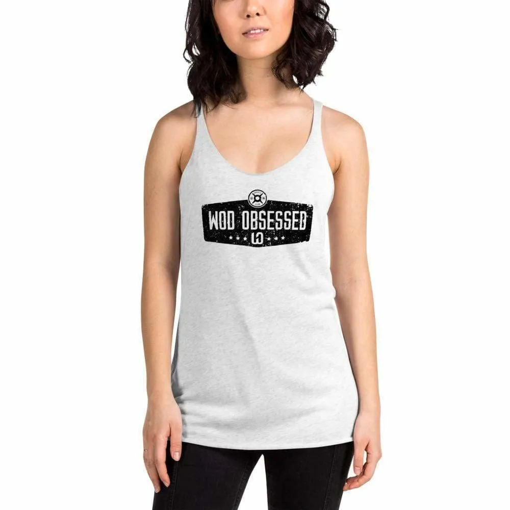 Women's Extreme Lightweight WOD Obsessed Vintage Barbell Racerback Tank