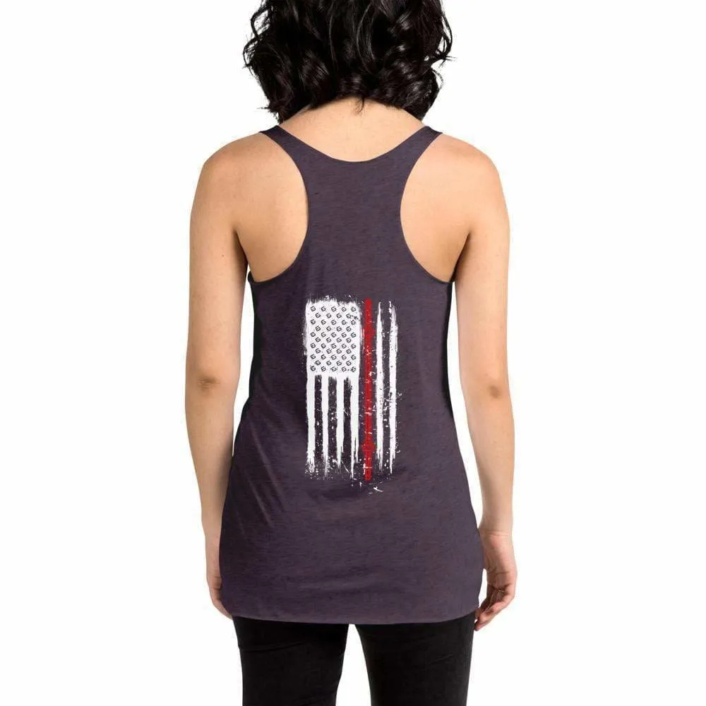 Women's Extreme Lightweight WOD Obsessed Vintage Barbell Racerback Tank