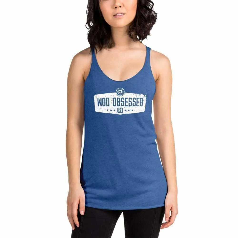 Women's Extreme Lightweight WOD Obsessed Vintage Barbell Racerback Tank