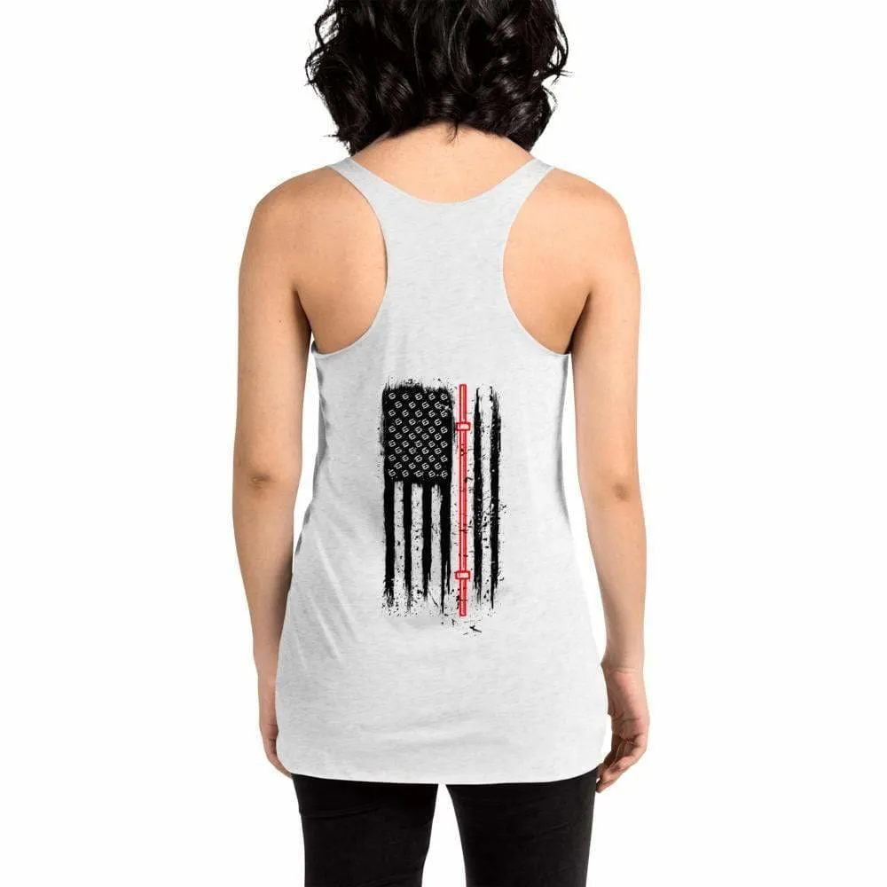 Women's Extreme Lightweight WOD Obsessed Vintage Barbell Racerback Tank
