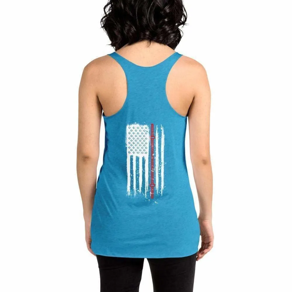 Women's Extreme Lightweight WOD Obsessed Vintage Barbell Racerback Tank