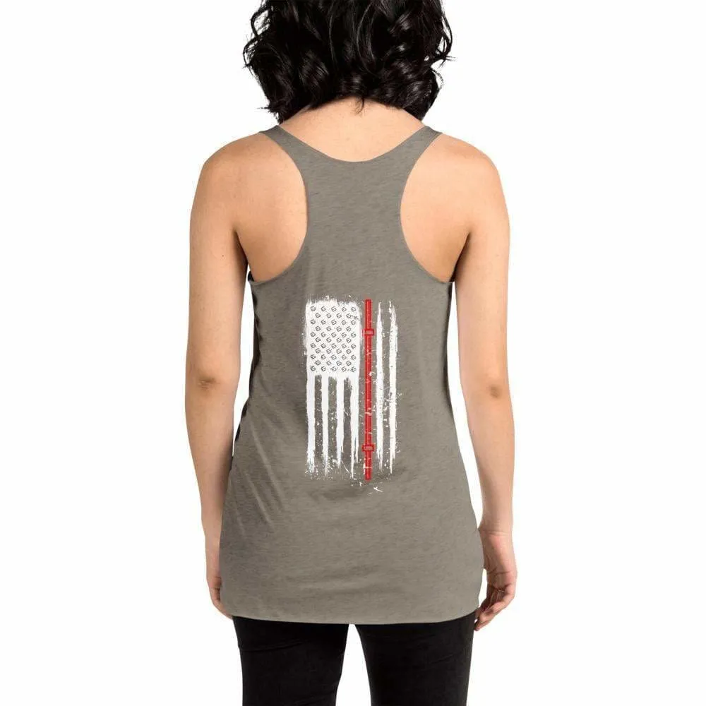 Women's Extreme Lightweight WOD Obsessed Vintage Barbell Racerback Tank