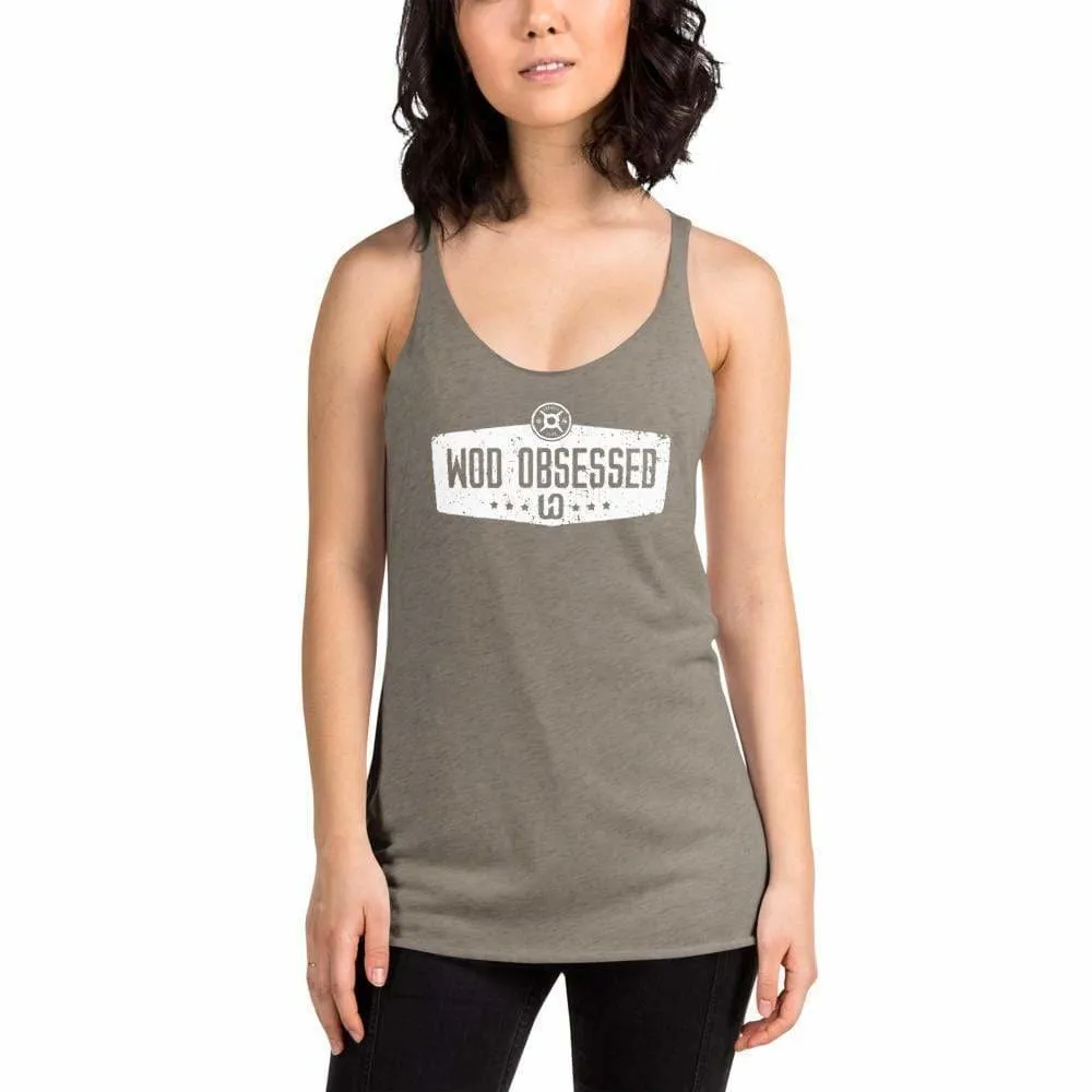 Women's Extreme Lightweight WOD Obsessed Vintage Barbell Racerback Tank