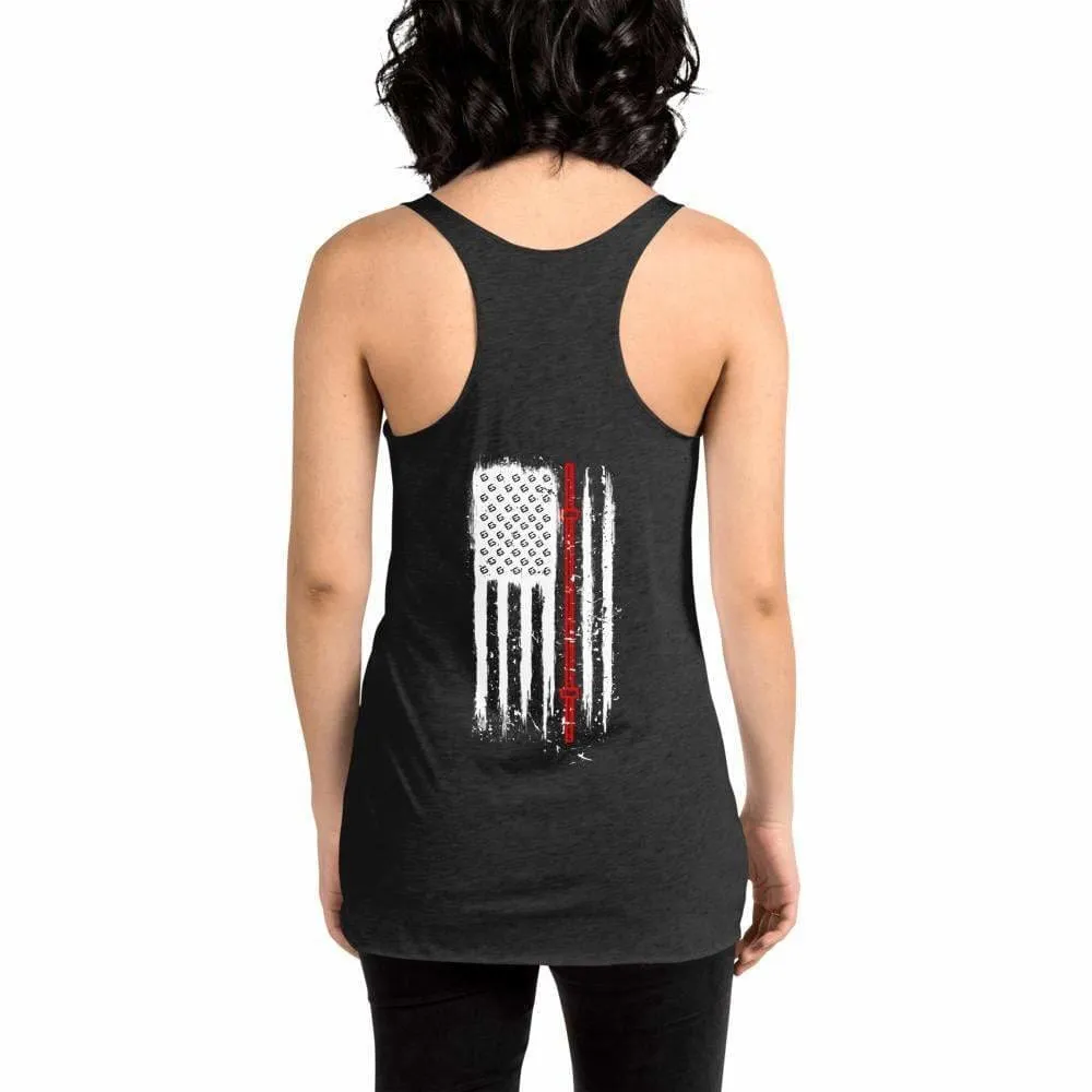 Women's Extreme Lightweight WOD Obsessed Vintage Barbell Racerback Tank